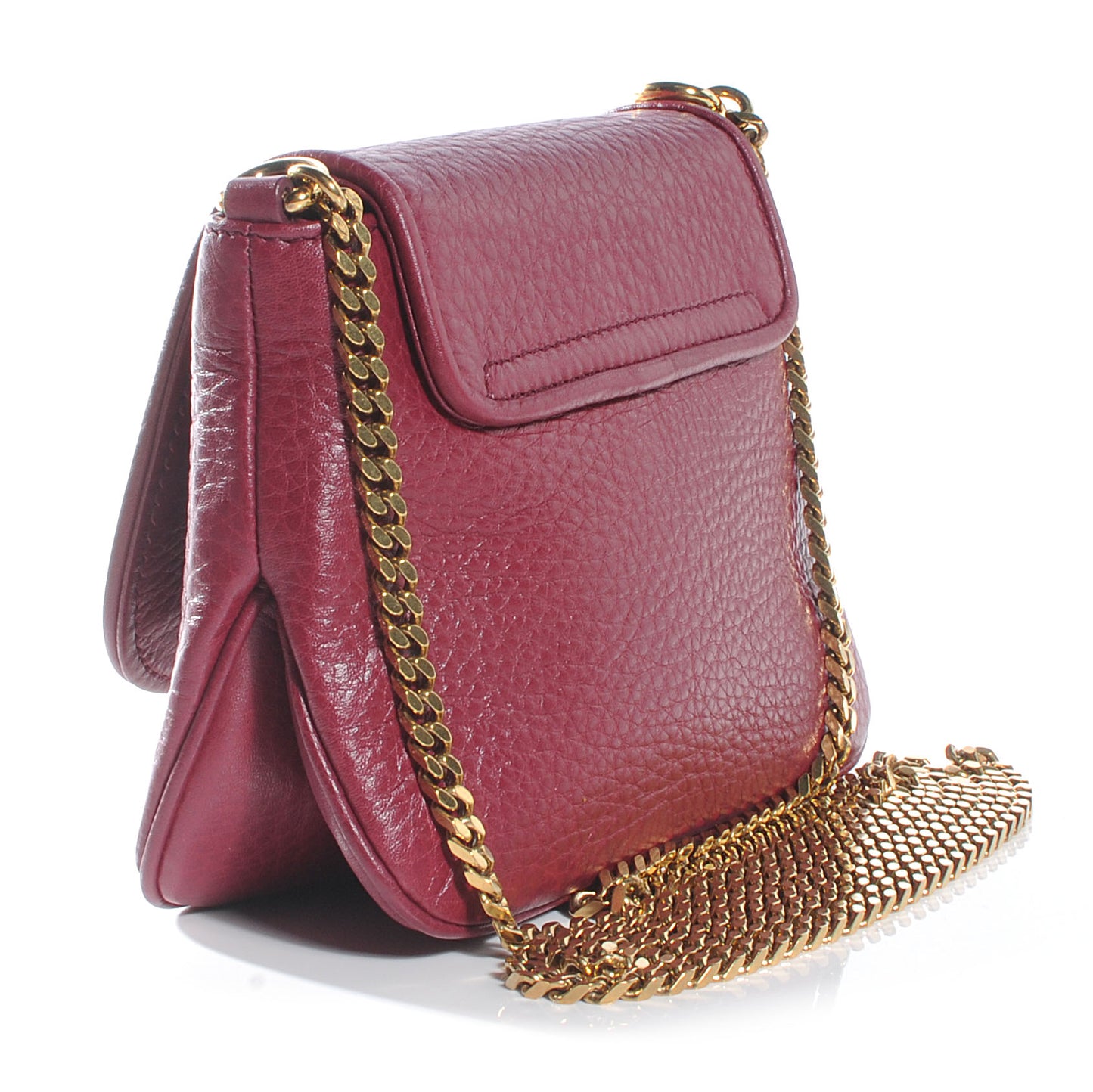 Cellarius Calfskin Small 1973 Chain Shoulder Bag Cherry Gloss