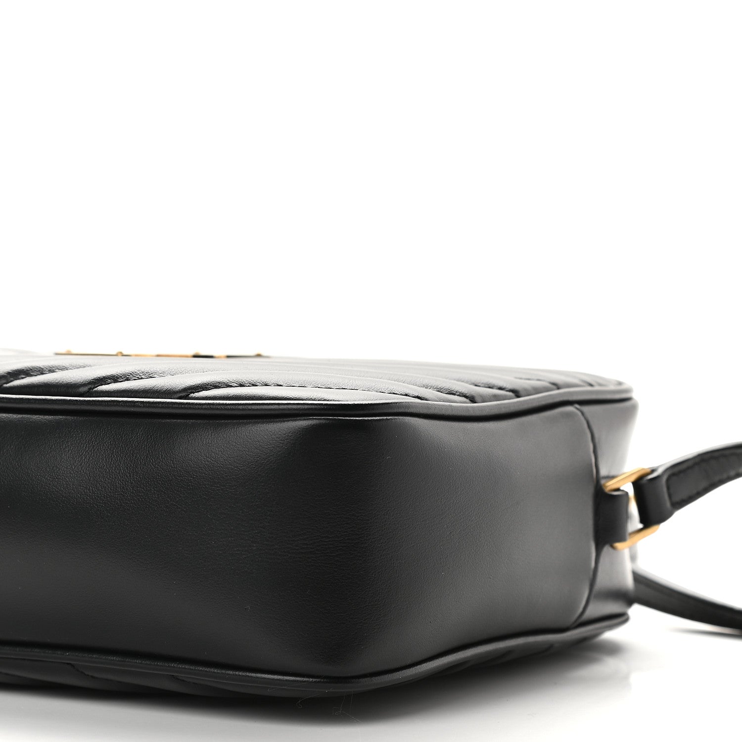 Saint Laurent Calfskin Matelasse Monogram Lou Camera Bag Black 9 of 9