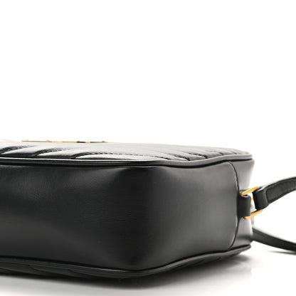 Saint Laurent Calfskin Matelasse Monogram Lou Camera Bag Black 9 of 9