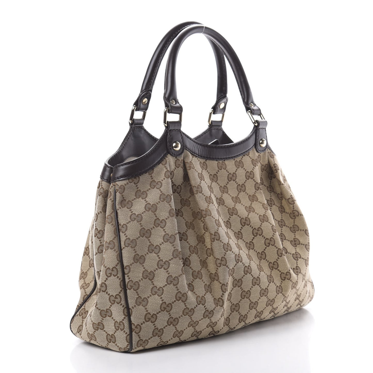 Monogram Medium Sukey Tote Dark Brown