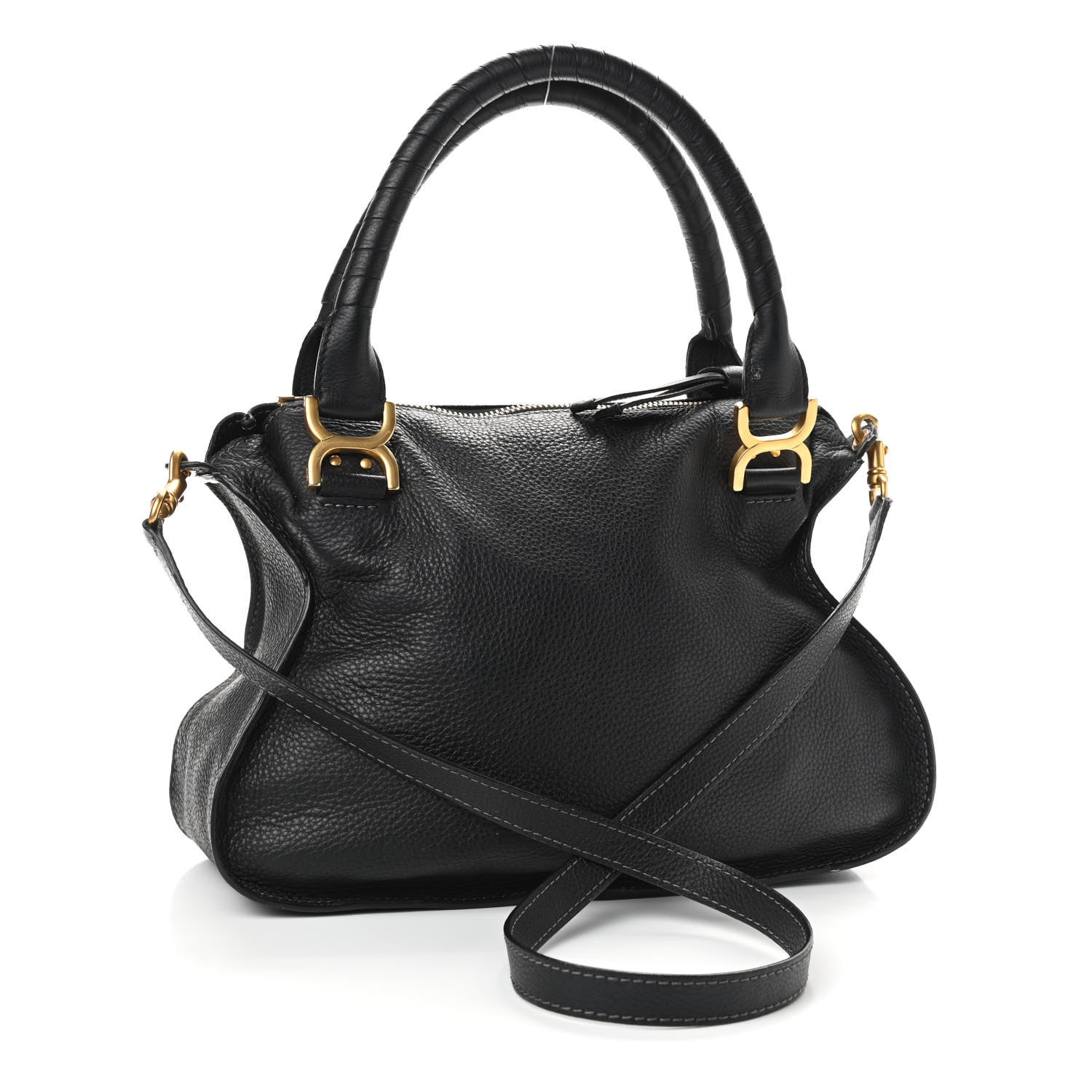 Chloe Calfskin Medium Marcie Satchel Black 3 of 10