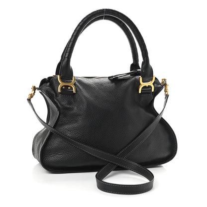 Chloe Calfskin Medium Marcie Satchel Black 3 of 10