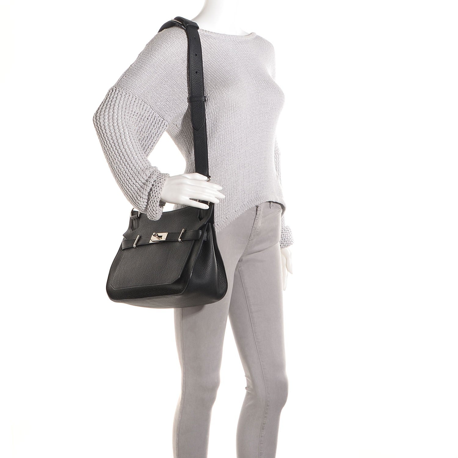 Hermes Taurillon Clemence Jypsiere 31 Black 11 of 20