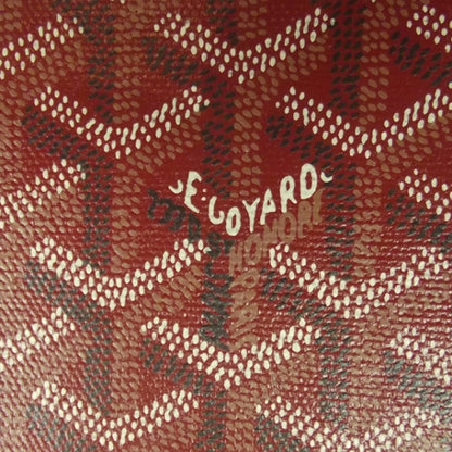 Goyard Goyardine Trolley MM Rolling Suitcase Red 9 of 10