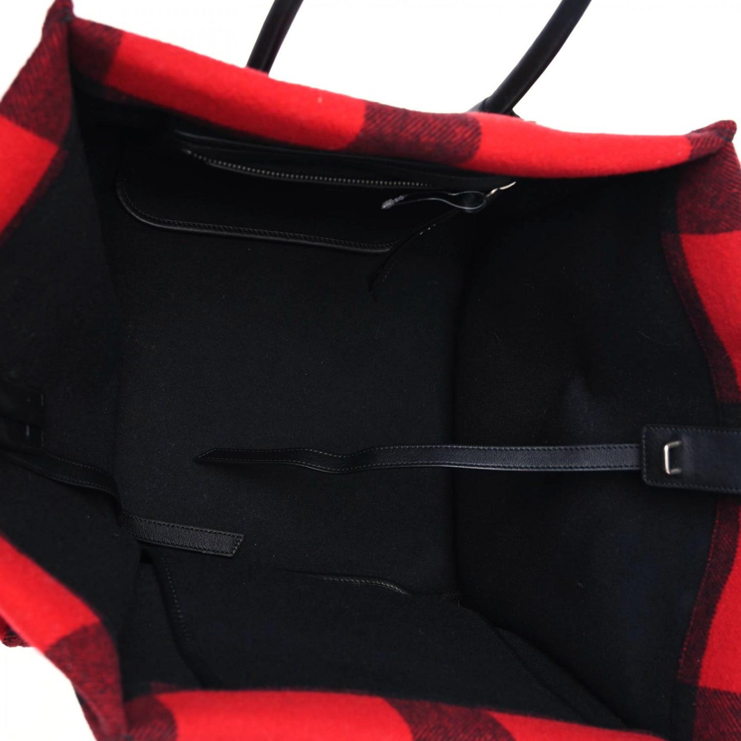 Wool Tartan Medium Phantom Luggage Red