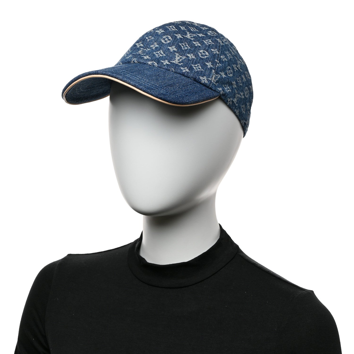 Louis Vuitton Monogram Denim LV Remix Cap Blue 2 of 8