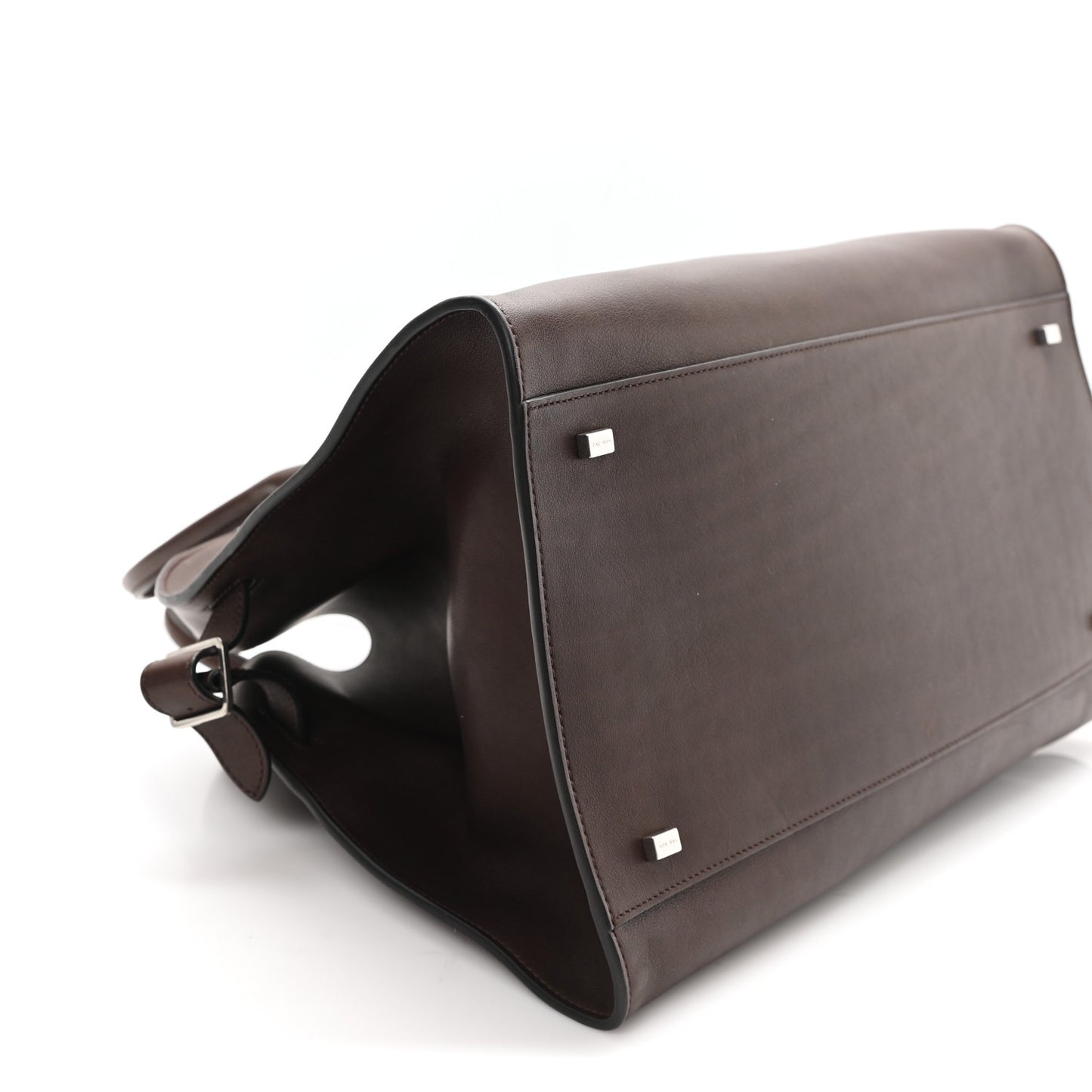 Polished Saddle Calfskin Soft Margaux 15 Chestnut