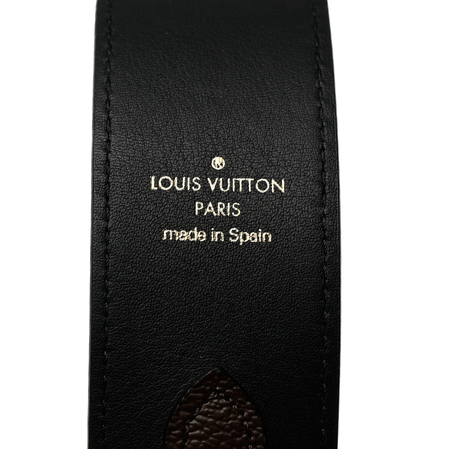 Louis Vuitton Monogram Bandouliere Shoulder Strap Black 3 of 5