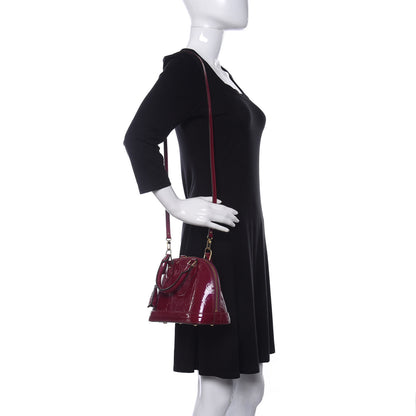 Louis Vuitton Vernis Alma BB Magenta 2 of 12