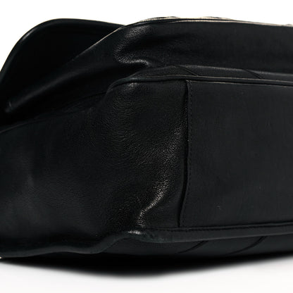 Saint Laurent Calfskin Matelasse Monogram Microstud Medium Niki Chain Satchel Black 8 of 10