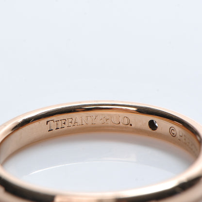 Tiffany 18K Rose Gold Diamond Elsa Peretti Band Ring 53 6.25 4 of 5