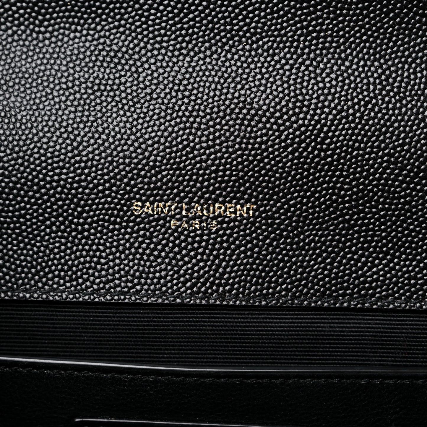 Grain De Poudre Textured Mixed Matelasse Triquilt Medium Monogram Satchel Black