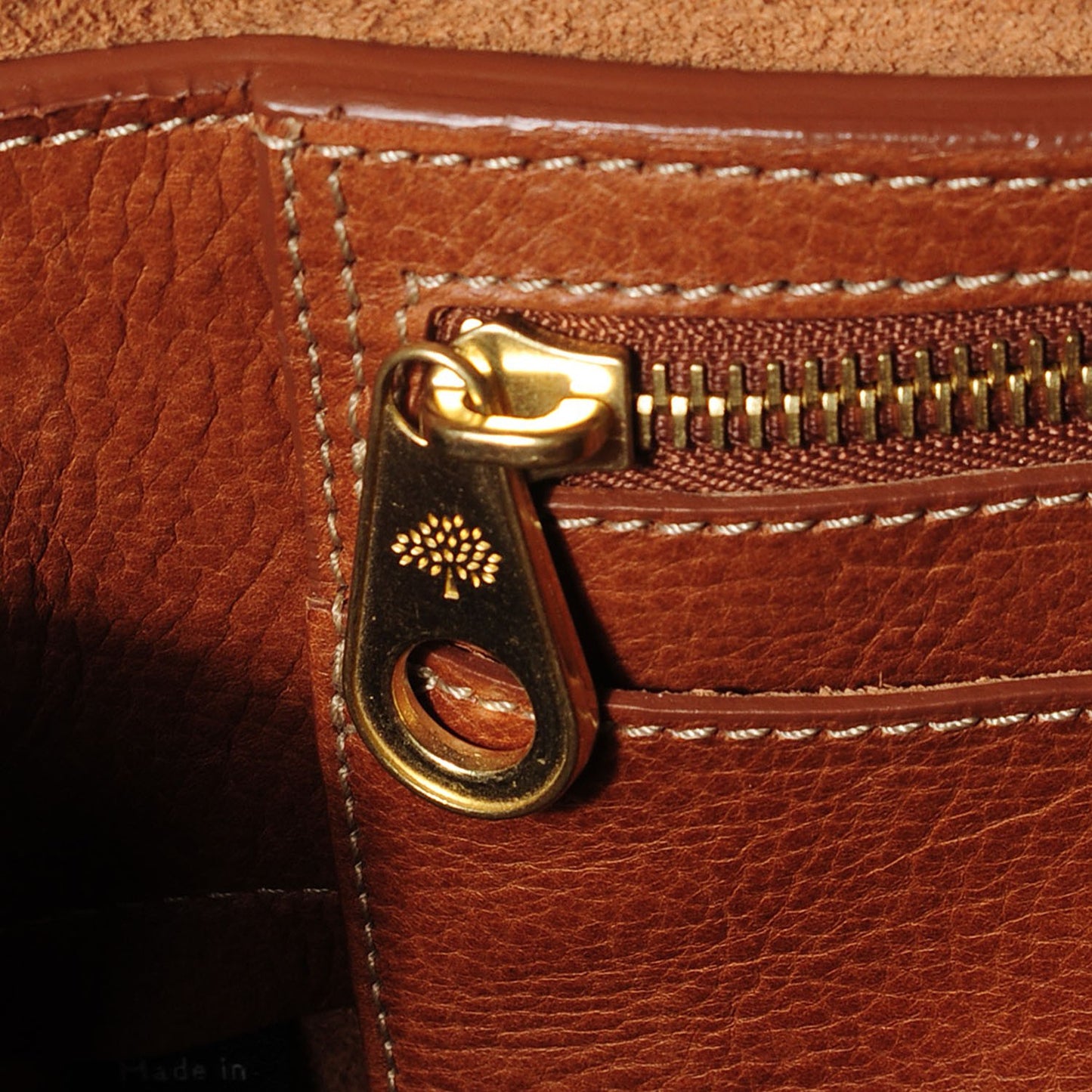Natural Leather Bayswater Oak
