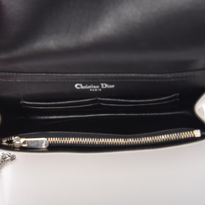 Christian Dior Calfskin Badges Chain Wallet White 5 of 12