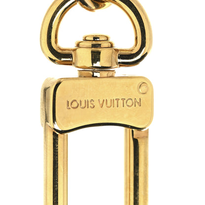 Louis Vuitton Metal Resin Game On Dice and Heart Charm Key Holder Gold 4 of 12