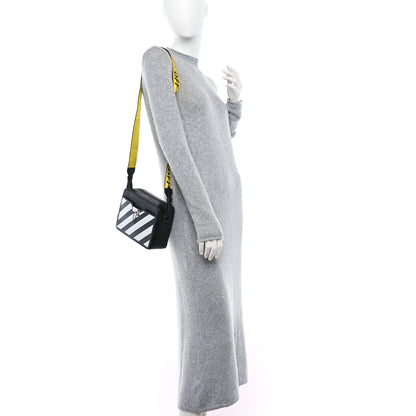 Off-White Saffiano Diag Camera Bag Black 2 of 8