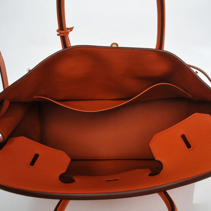 Hermes Togo Birkin 40 Orange 6 of 10