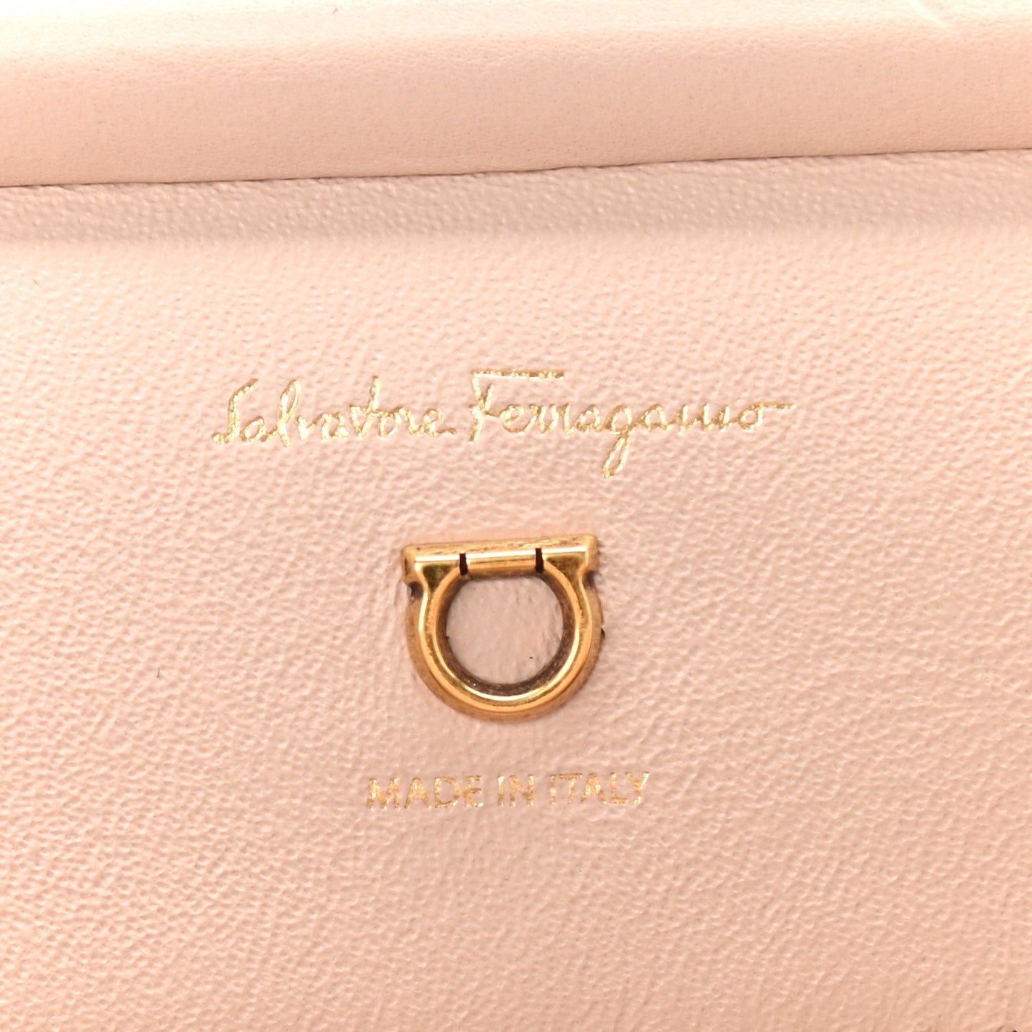 Calfskin Frame Satchel Light Pink