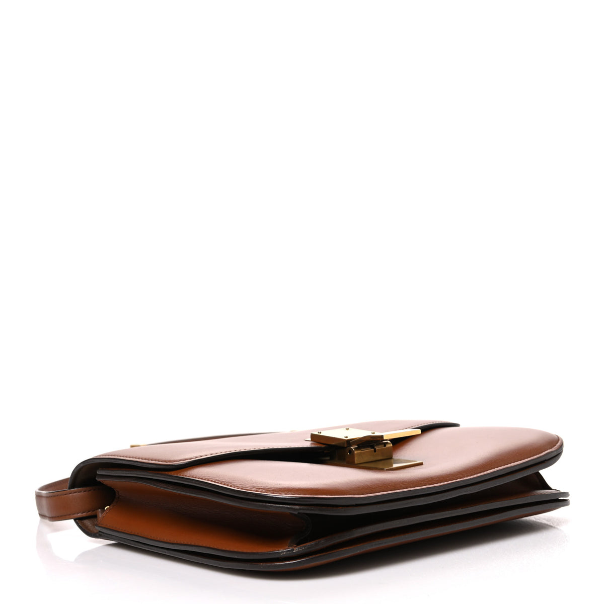 Box Calfskin Medium Classic Box Flap Bag  Camel