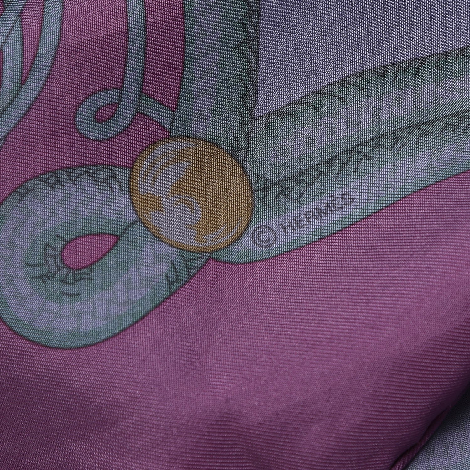 Hermes Silk Dip Dyed Brandebourgs Scarf 90 5 of 5