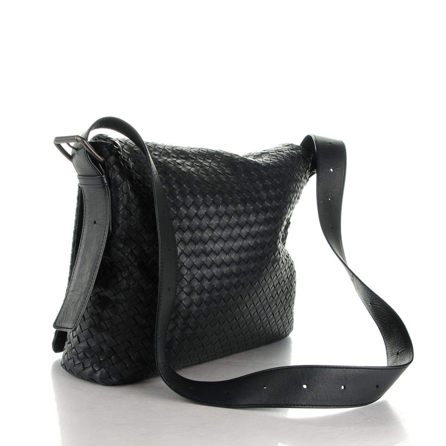 Nappa Intrecciato Messenger Bag Tourmaline