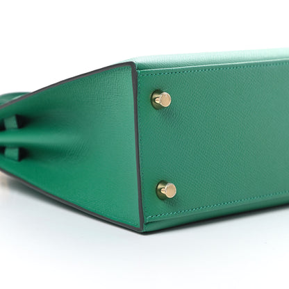 Hermes Epsom Kelly Sellier 25 Vert Vertigo 8 of 11