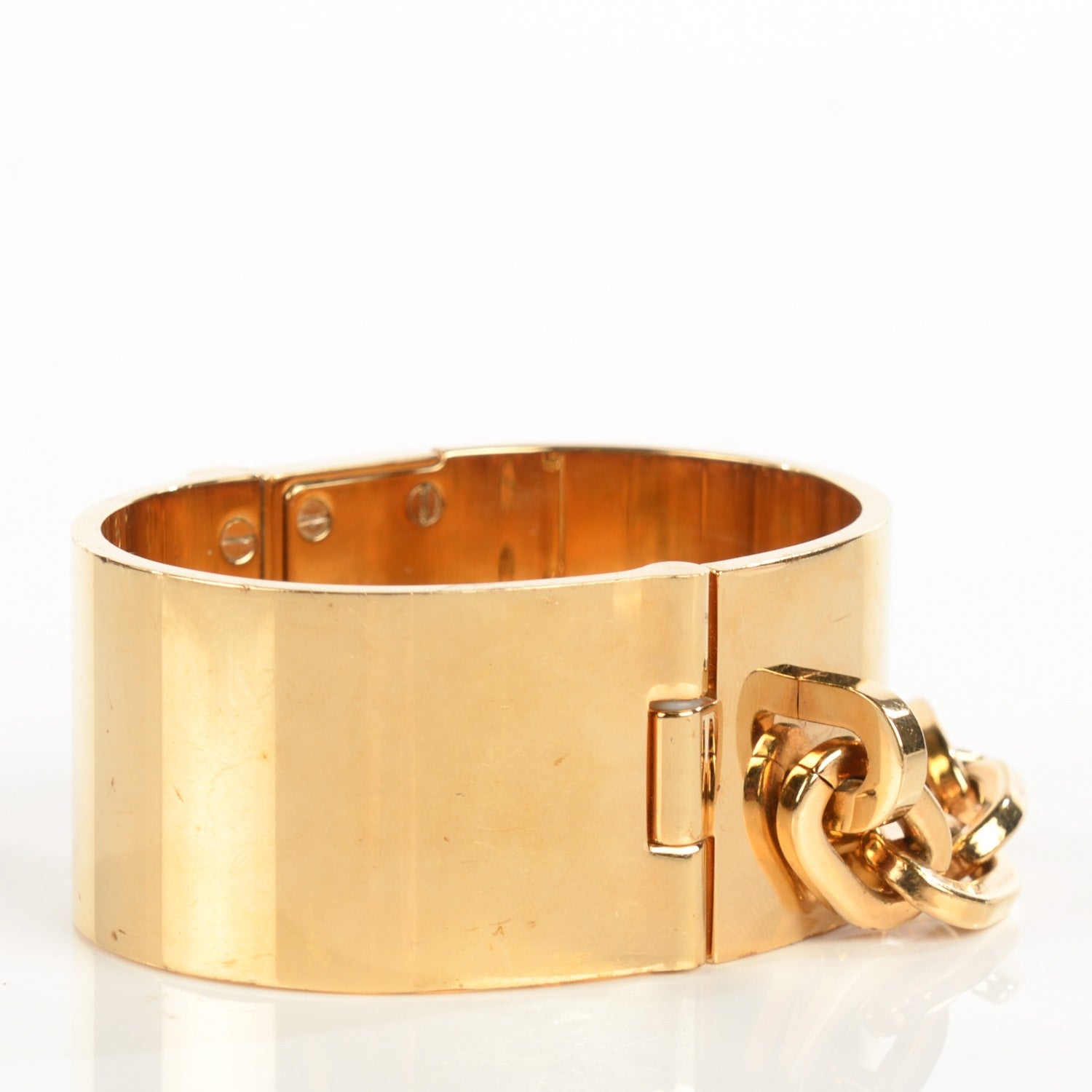 Louis Vuitton Lock Me Manchette Chain Cuff 4 of 5