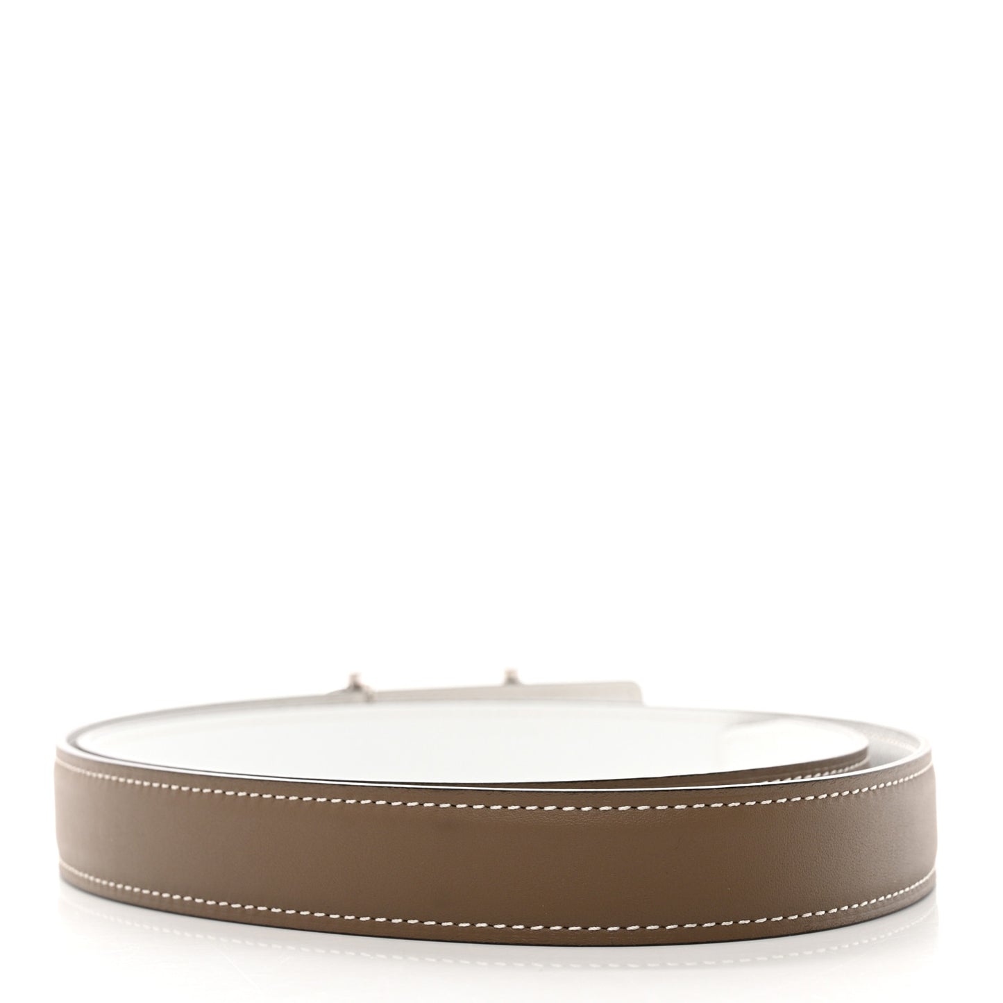 Epsom Swift 24mm Gamma Belt 85 Etoupe White
