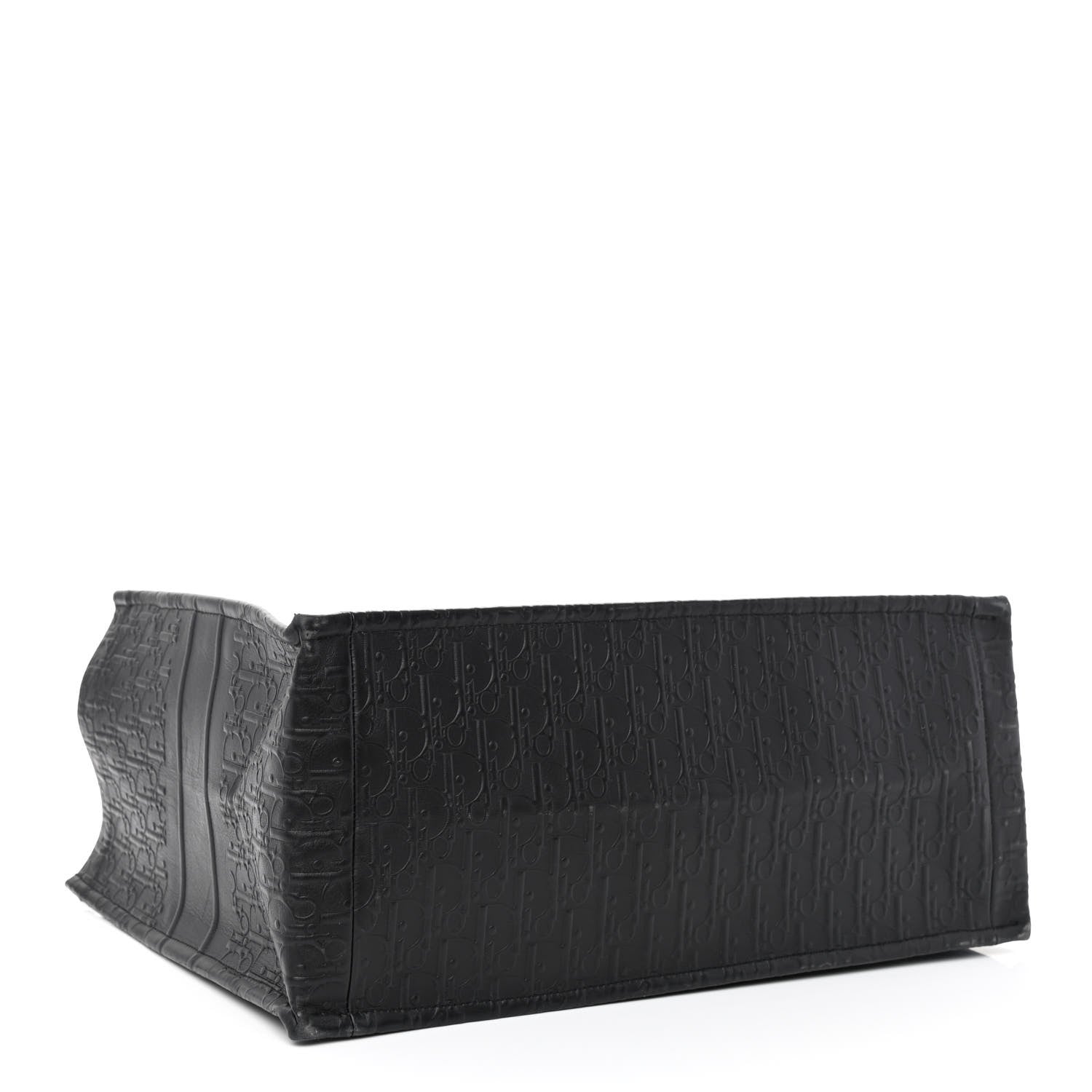 Christian Dior Oblique Calfskin Embossed Large Book Tote Black 4 of 10