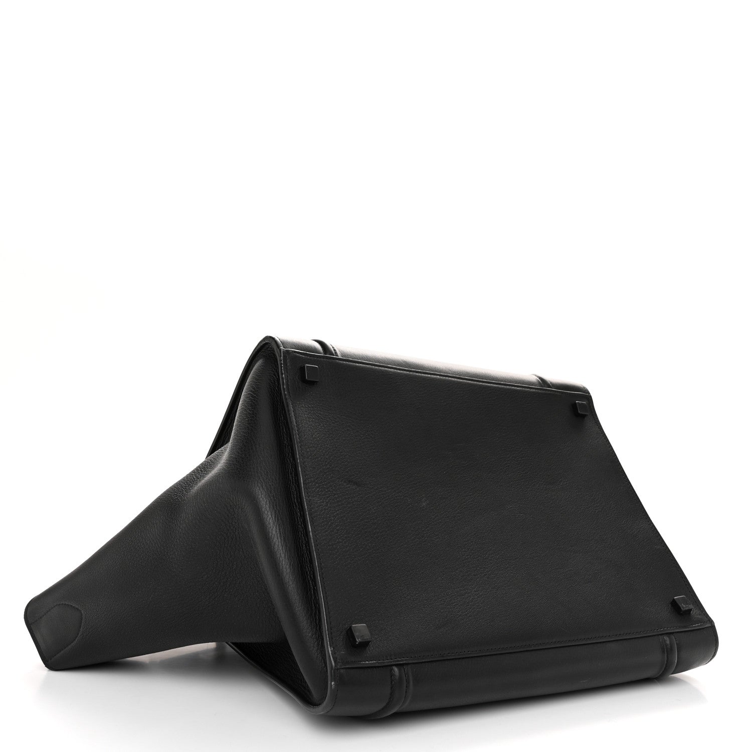 Celine Grained Calfskin Medium Phantom Luggage Black 4 of 11