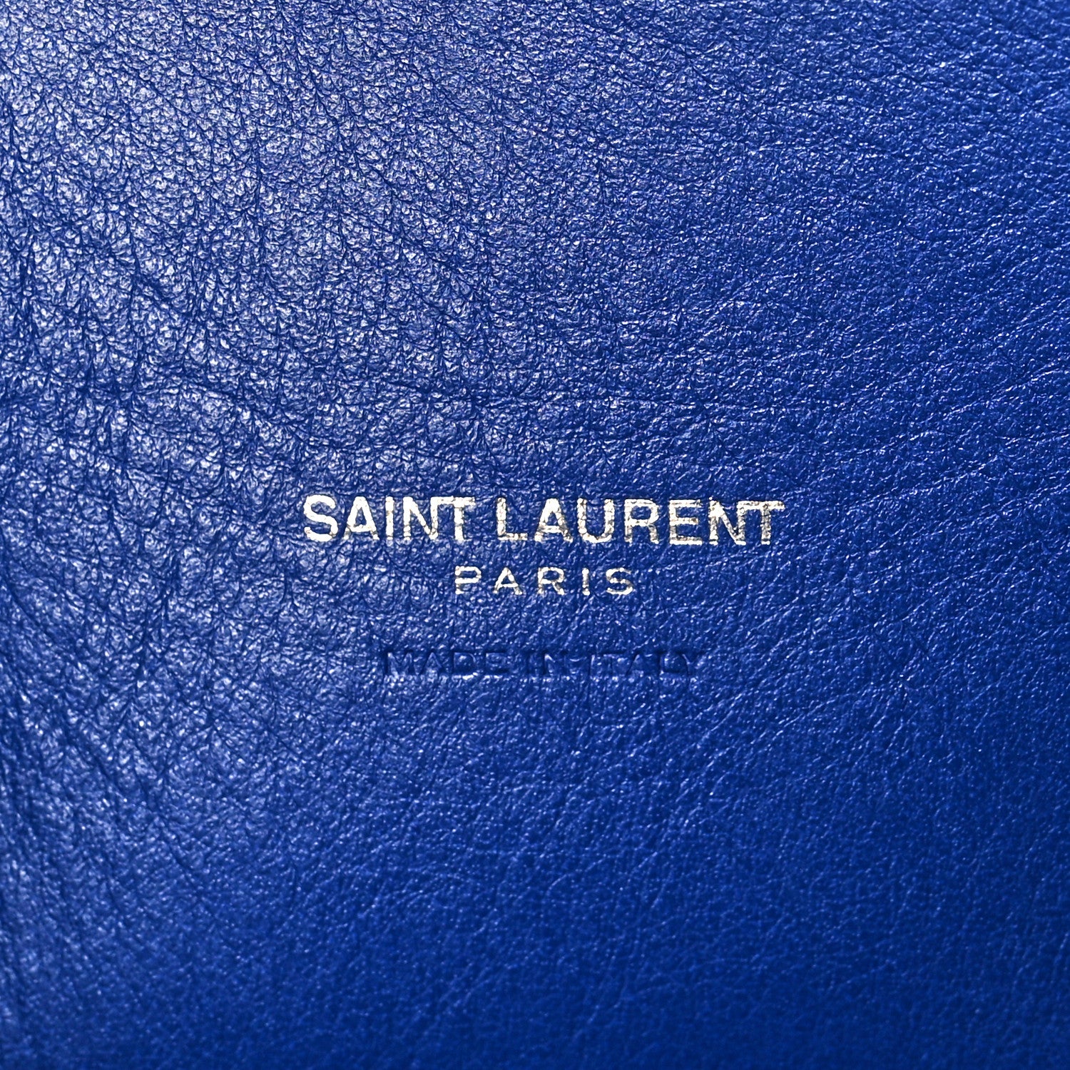 Saint Laurent Grained Calfskin Baby Sac De Jour Cobalt Blue 7 of 11