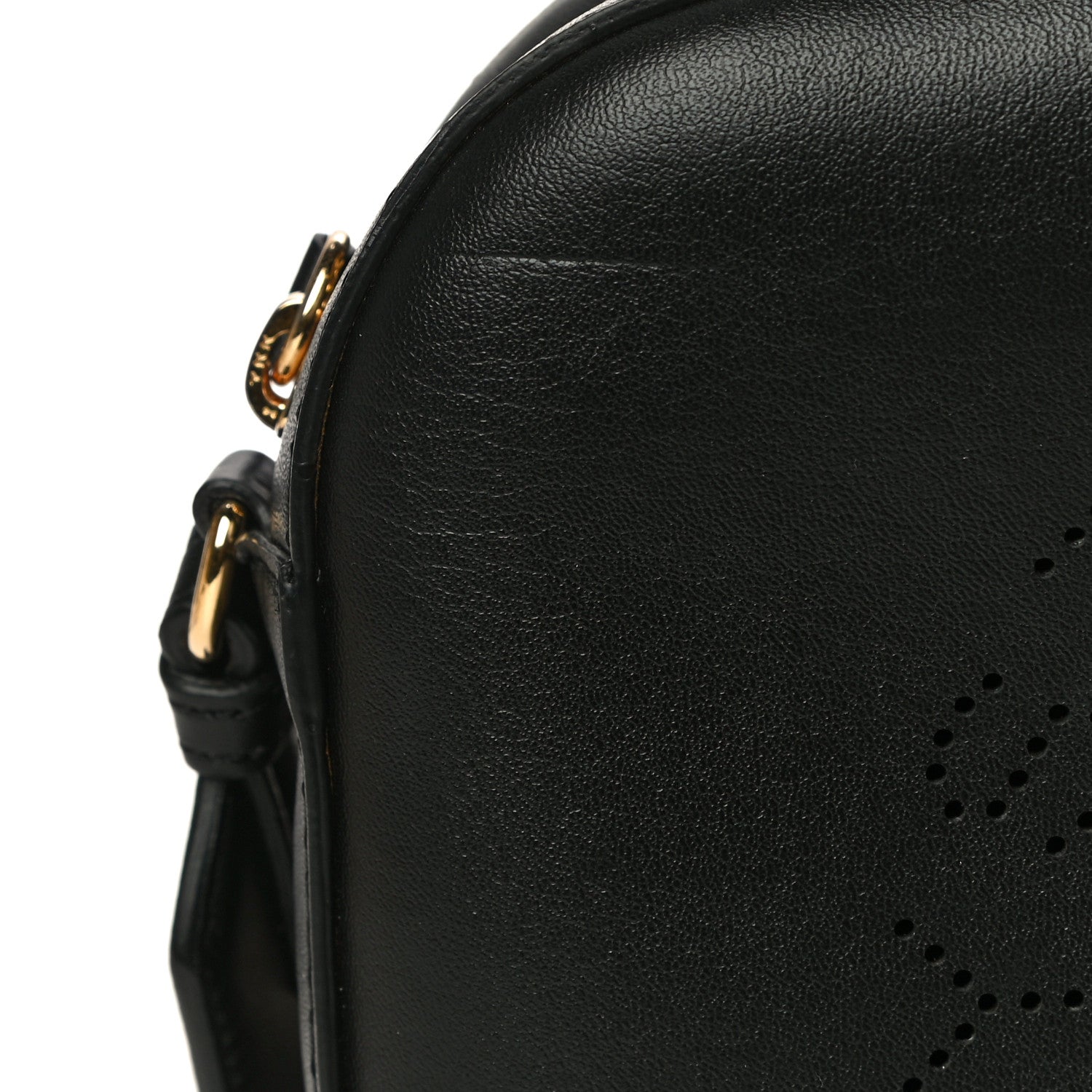Stella McCartney Eco Alter Nappa Perforated Logo Mini Bag Black 11 of 13