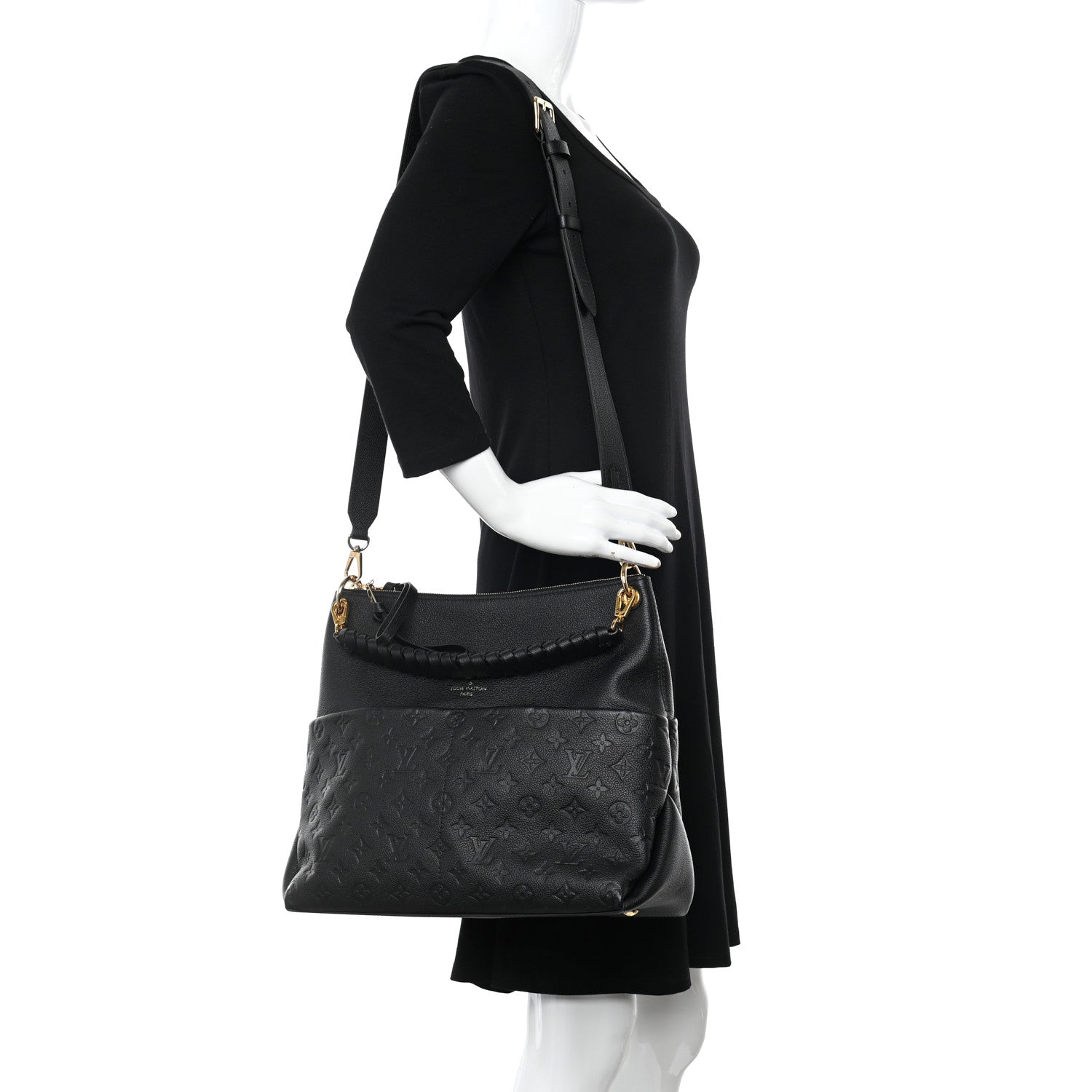 Louis Vuitton Empreinte Maida Hobo Black 2 of 10