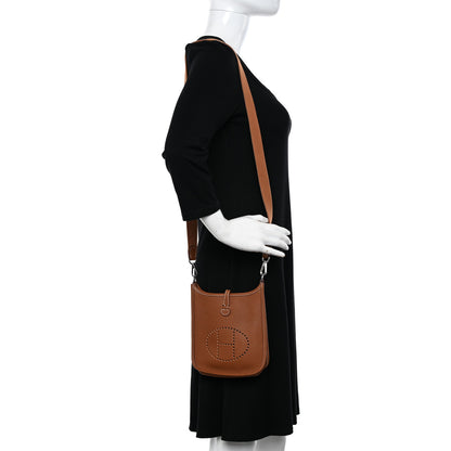 Hermes Taurillon Clemence Evelyne TPM Gold 2 of 12