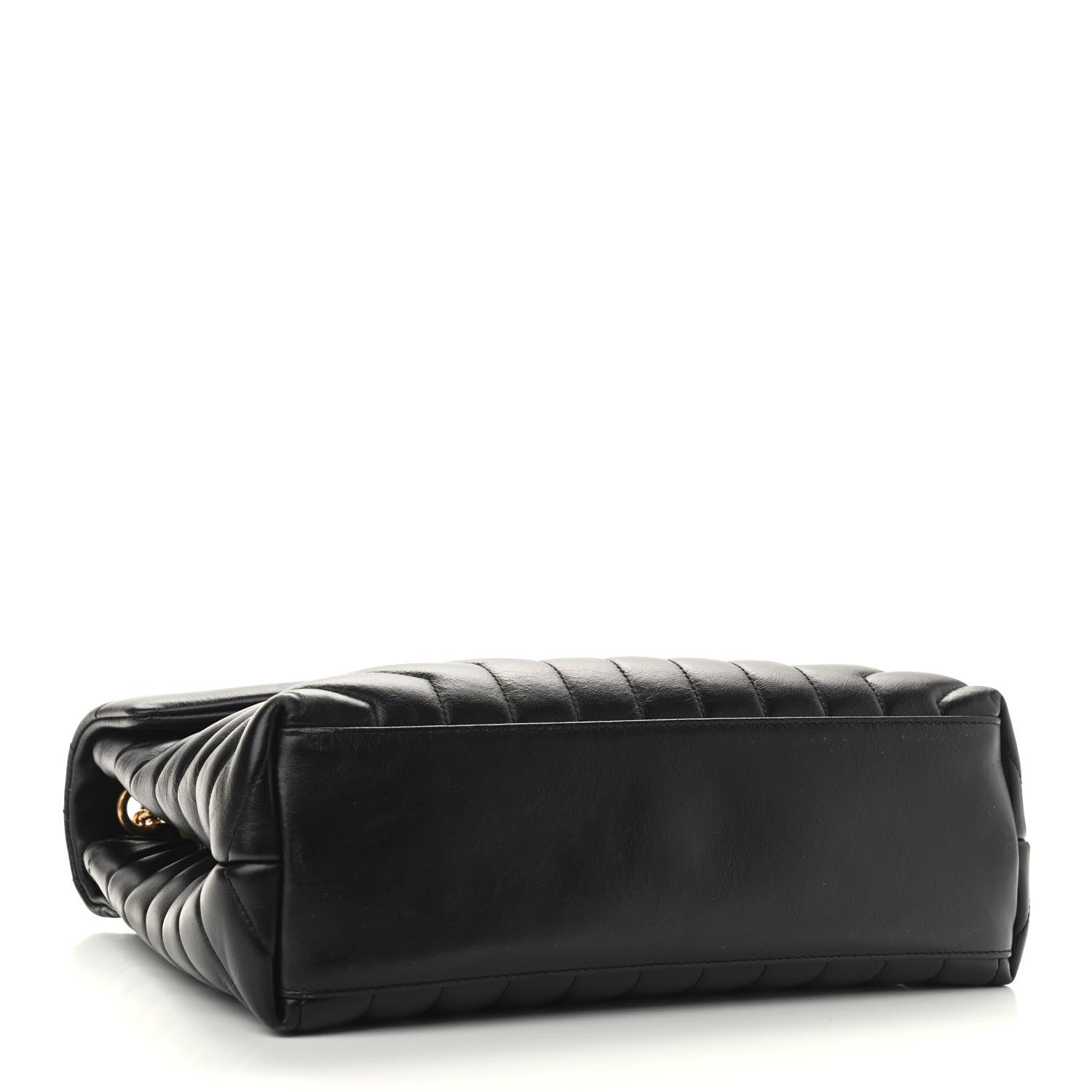 Saint Laurent Calfskin Y Quilted Monogram Medium Loulou Chain Satchel Black 4 of 9