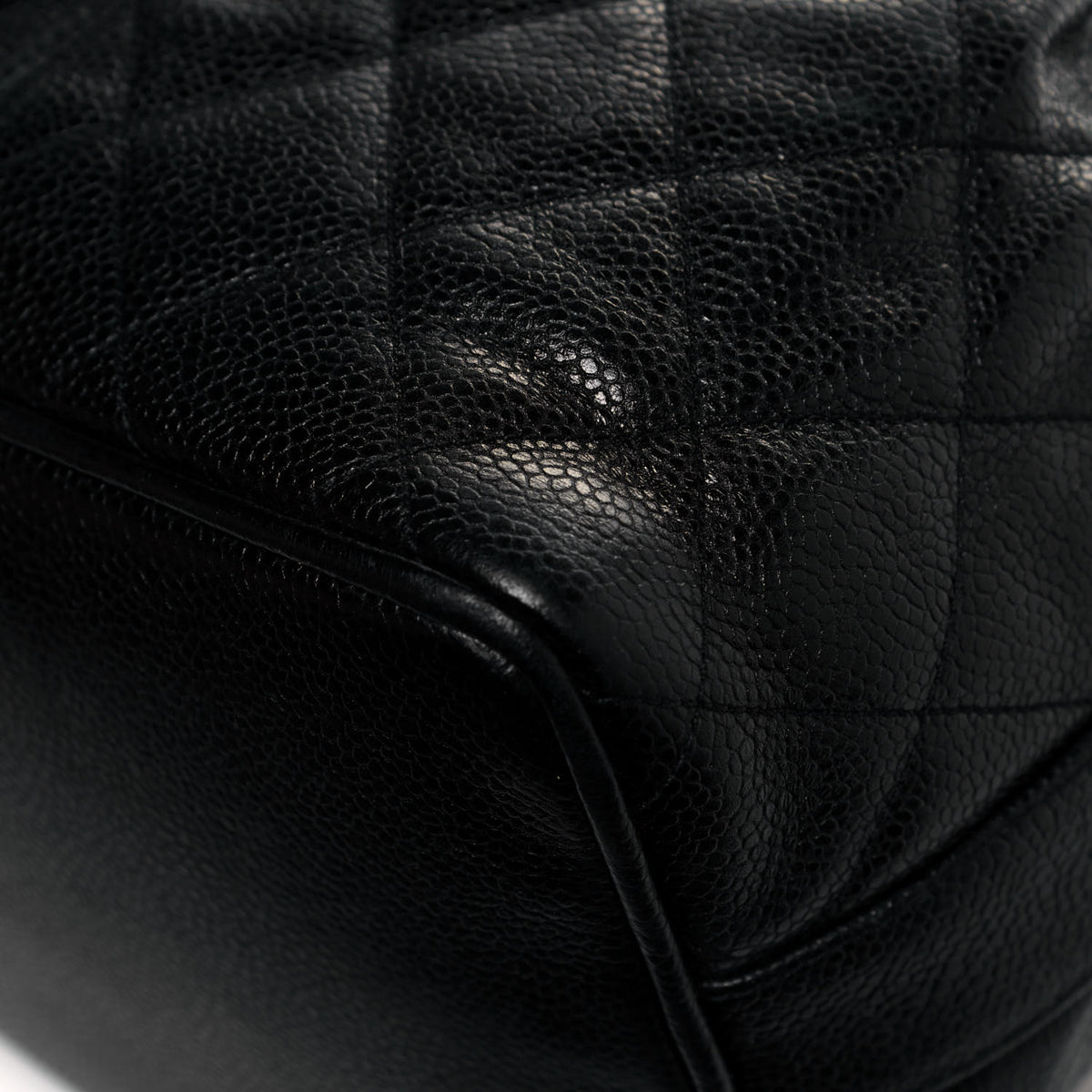Chanel Caviar Quilted Drawstring Bucket Bag Black 11 of 12