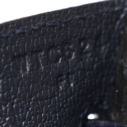 Hermes Togo Birkin 25 Bleu Nuit 7 of 11