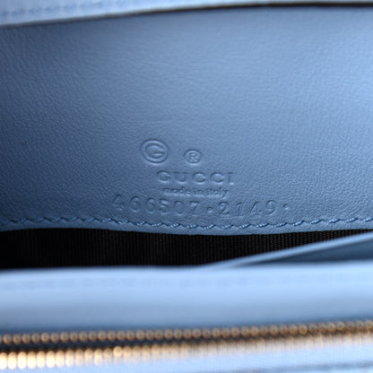Gucci Microguccissima Crossbody Wallet Mineral Blue 6 of 14