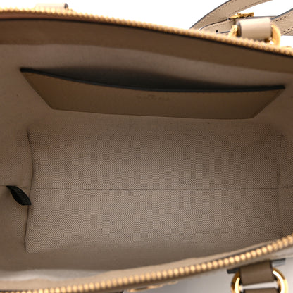 Gucci GG Supreme Monogram Textured Dollar Calfskin Web Small Ophidia Tote Bag Beige Mystic White Oatmeal 5 of 11