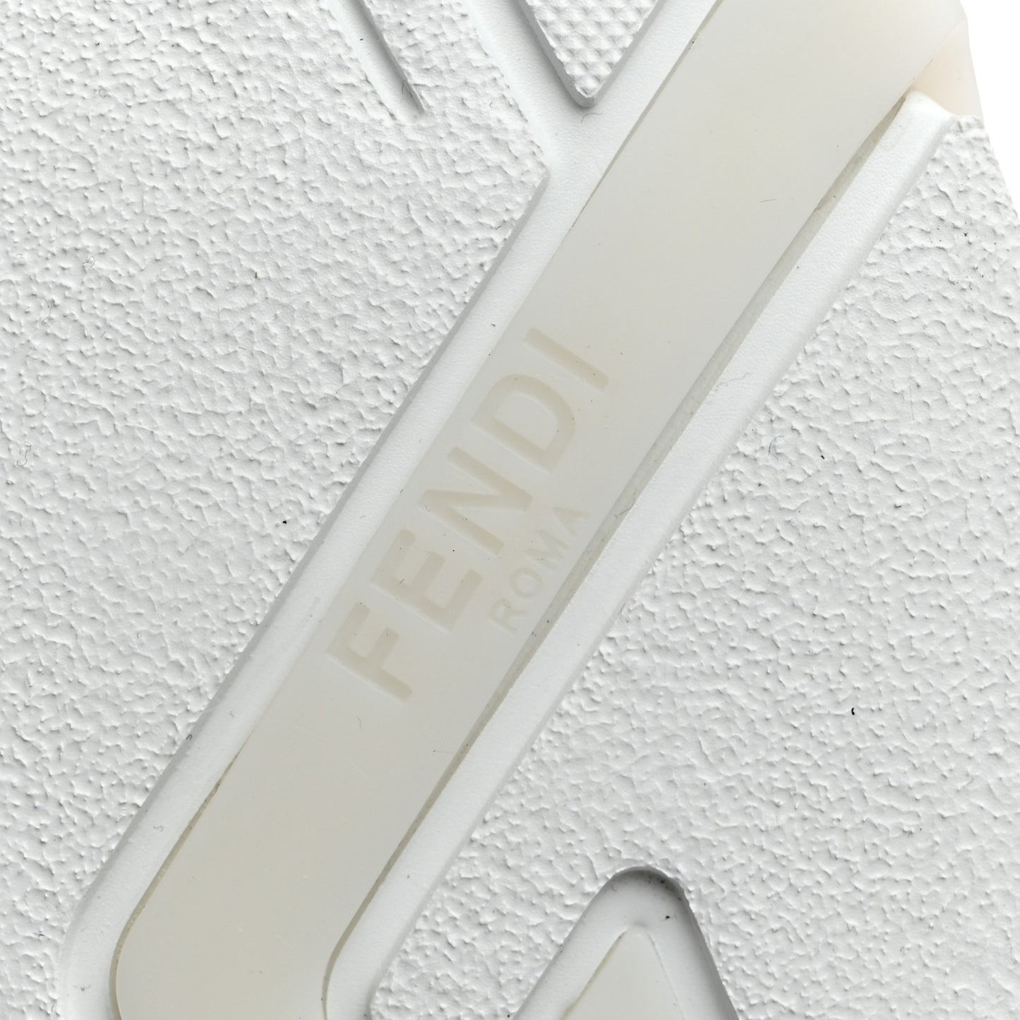 Fabric Calfskin Rubber Transparent Mens Fendi Flow Low Top Sneakers 9 Grigio Ultra White