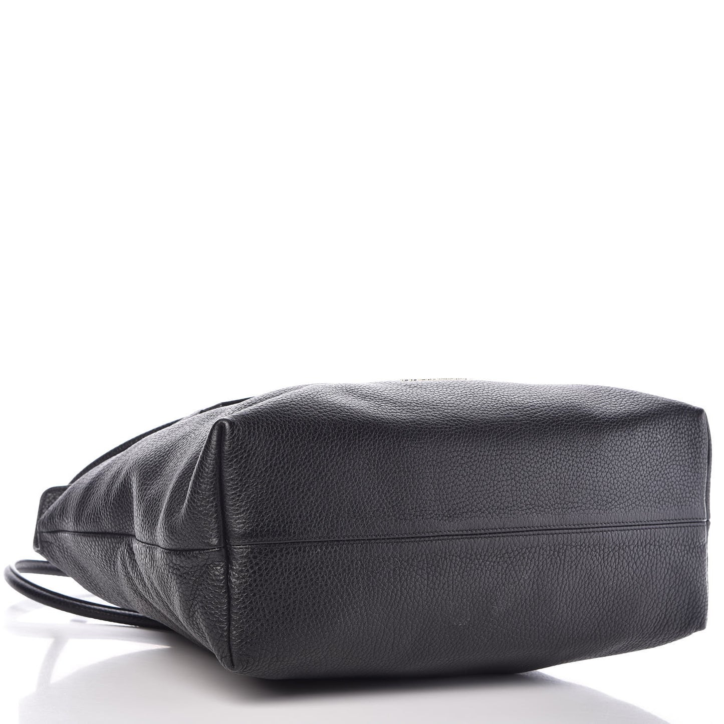London Grainy Calfskin Medium Baynard Tote Black
