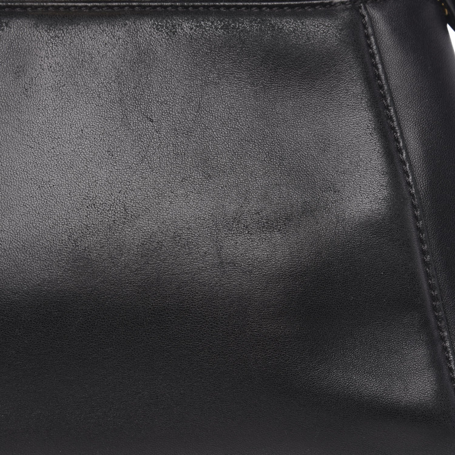 Fendi Nappa Mini Peekaboo Iconic Satchel Black 10 of 12