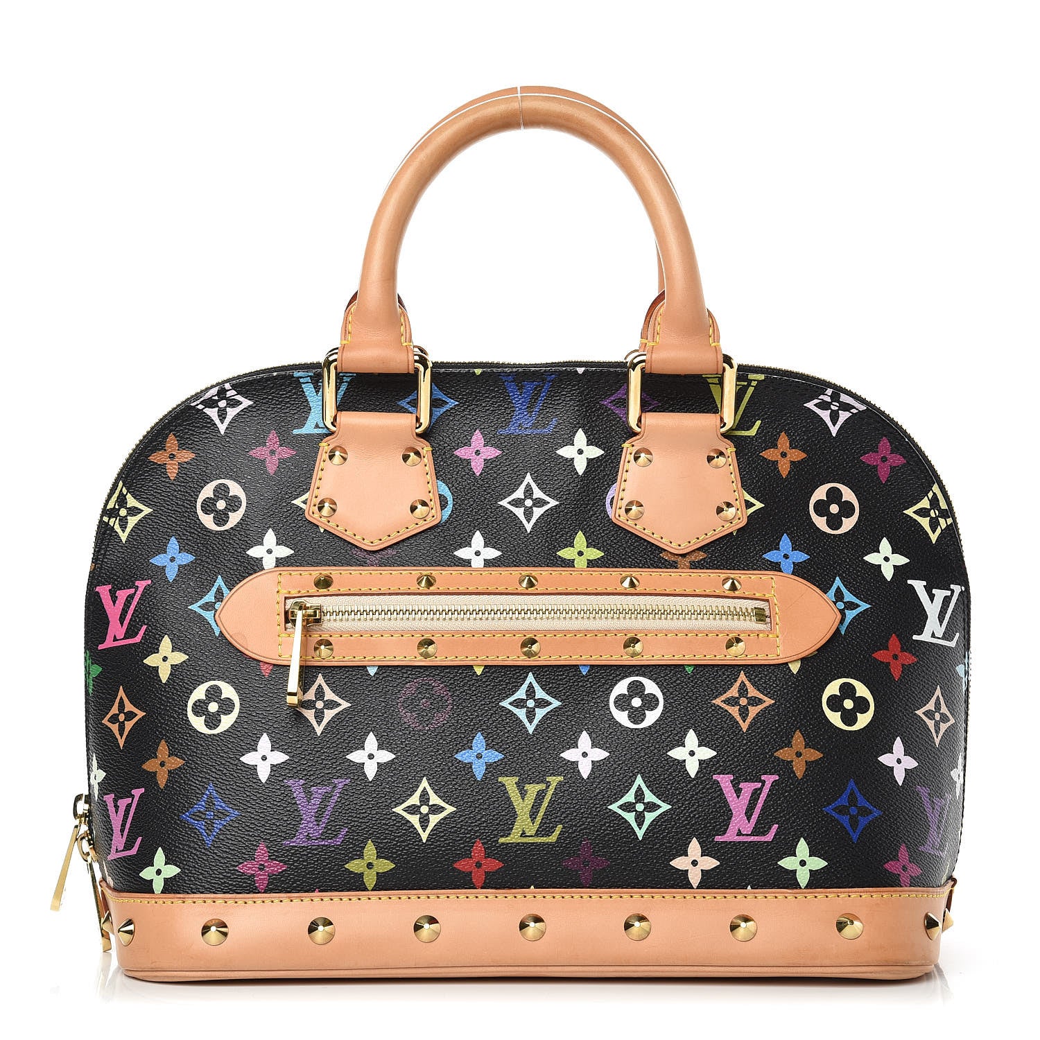 Louis Vuitton Monogram Multicolor Alma Black 1 of 15