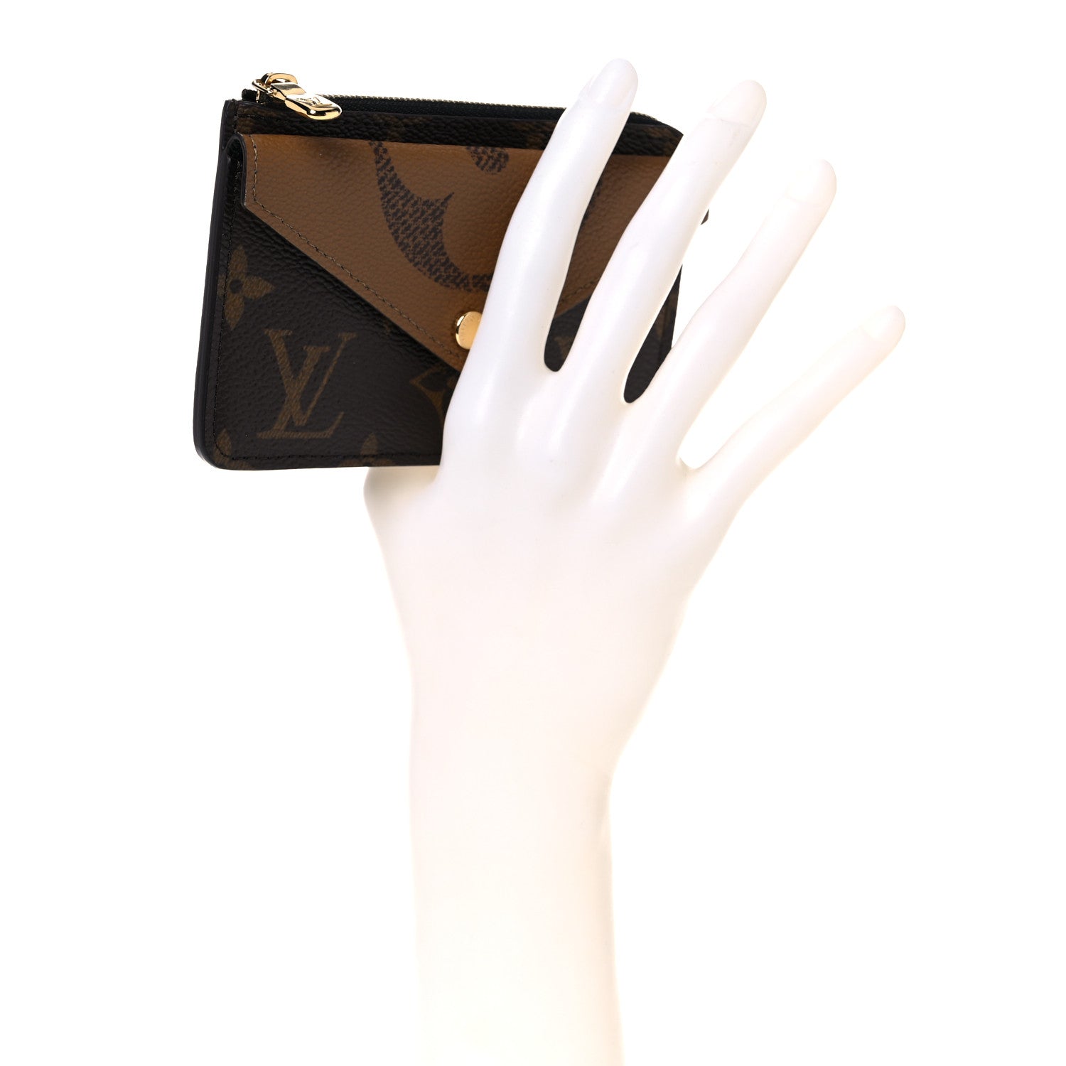 Louis Vuitton Reverse Monogram Recto Verso Card Holder Brown 2 of 9