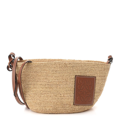 Loewe Raffia Crossbody Bag Natural Tan 1 of 9