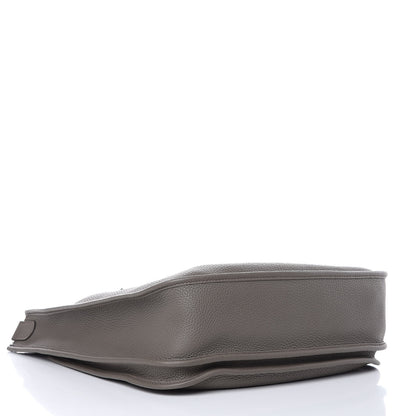 Hermes Taurillon Clemence Evelyne III GM Etain 2 of 11