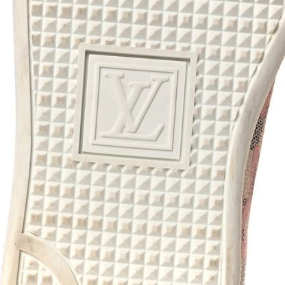 Louis Vuitton Damier Azur Tahitienne Bora Bora Sneakers 40 Rose Ballerine 8 of 12