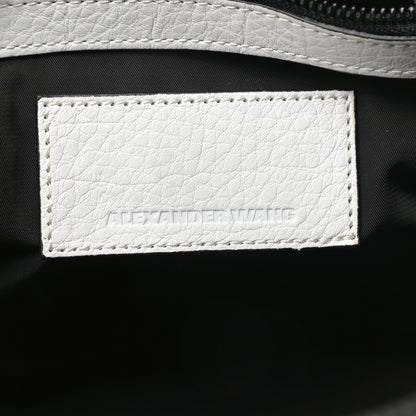 Alexander Wang Pebbled Calfskin Rockie White Matte Black Hardware 6 of 11