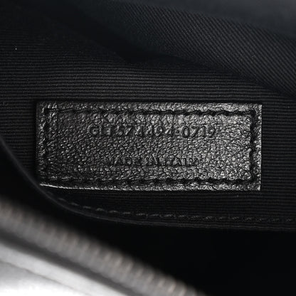 Saint Laurent Grained Lambskin Monogram Lou Camera Bag Black 7 of 10