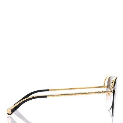 Louis Vuitton Monogram Grease Gradient Sunglasses Z1045W Grey 3 of 12